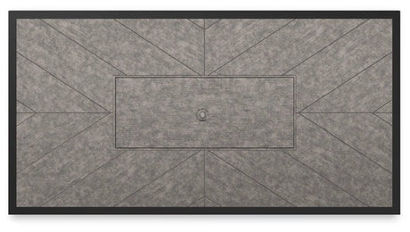 Black/Light Gray Beachcroft Rectangular Fire Pit Table | Ashley | Home Elegance USA