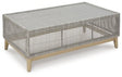 Ashley Gray Seton Creek Rectangular Cocktail Table | Home Elegance USA
