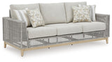 Ashley Gray Seton Creek Sofa with Cushion