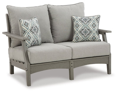 Ashley Gray Visola Loveseat w/Cushion