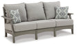 Ashley Gray Visola Sofa with Cushion