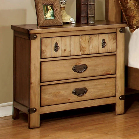 PIONEER Weathered Elm Night Stand