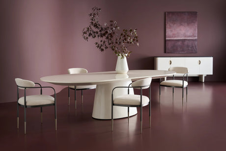 Paragon Extendable Dining Table Blanc Gloss | Caracole Classic
