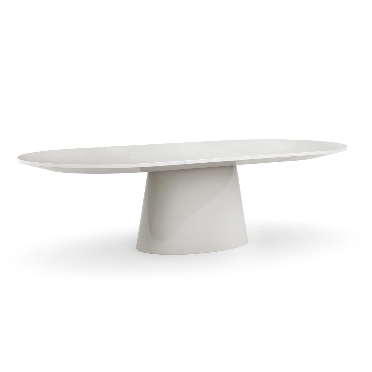 Paragon Extendable Dining Table Blanc Gloss | Caracole Classic