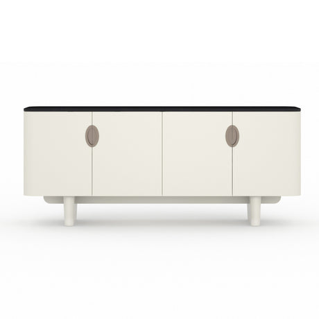 Paragon Sideboard Blanc Gloss | Caracole Classic