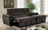 Patty Contemporary Sectional by Furniture of America Furniture of America