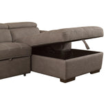 Patty Contemporary Sectional by Furniture of America Furniture of America