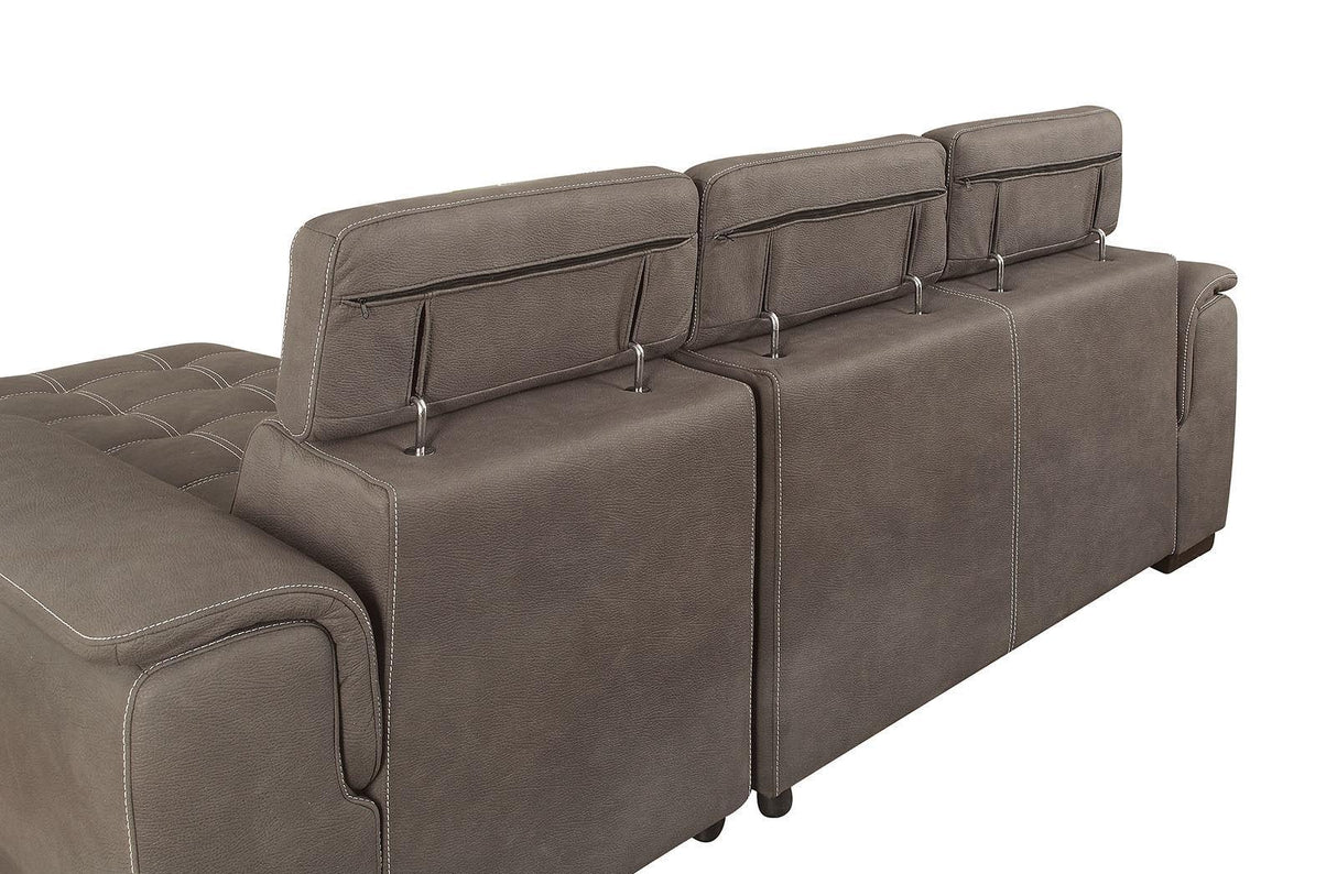 Patty Contemporary Sectional by Furniture of America Furniture of America