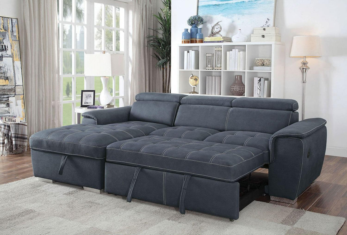 Patty Contemporary Sectional by Furniture of America Furniture of America