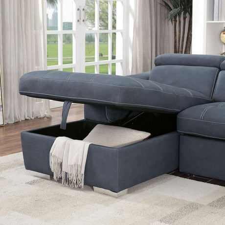 Patty Contemporary Sectional by Furniture of America Furniture of America