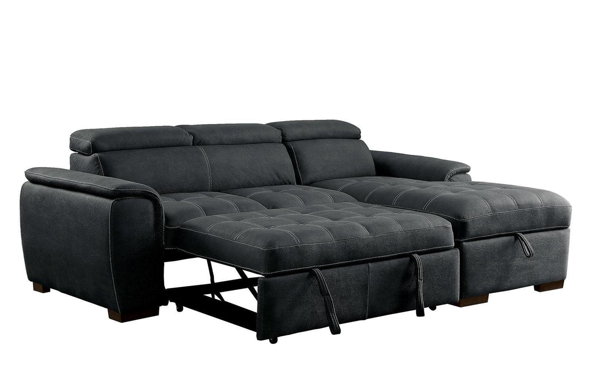 Patty Contemporary Sectional by Furniture of America Furniture of America