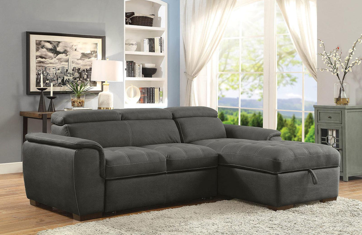 Patty Contemporary Sectional by Furniture of America Furniture of America