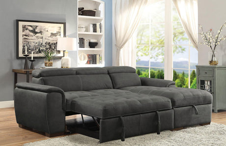 Patty Contemporary Sectional by Furniture of America Furniture of America