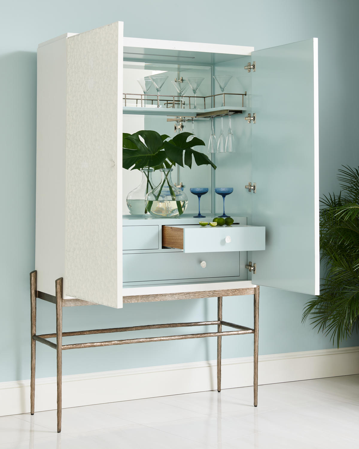 Pelagic Sculpted Bar Water | Jonathan Charles Fine Furniture