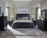 Penelope 5-Piece Bedroom Set In Midnight Star And Black By Coaster Furniture - Home Elegance USA