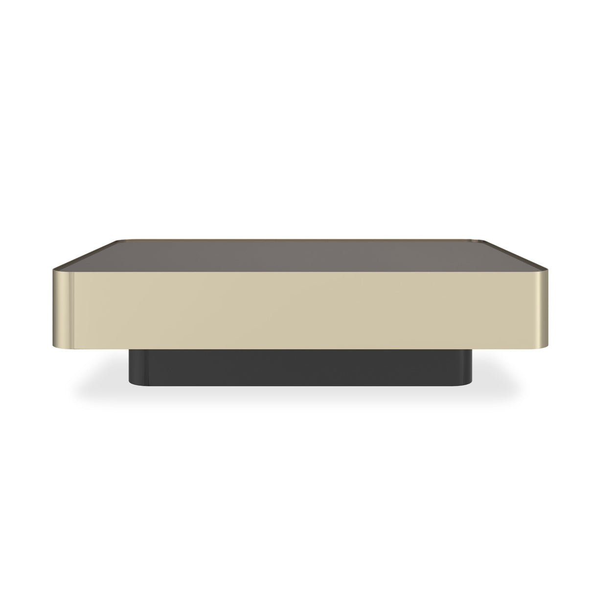 Periphery Cocktail Table with Smoked Bronze Mirror Top | Caracole Classic