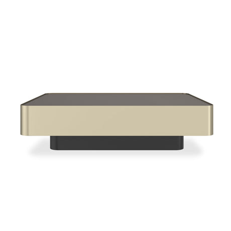Periphery Cocktail Table with Smoked Bronze Mirror Top | Caracole Classic