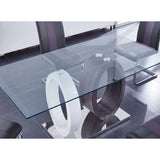 Glass Top Dining Table D1628 | Global