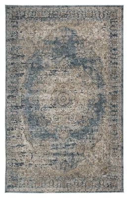 Ashley Blue/Beige South Large Rug - R402721 - Home Elegance USA - 1