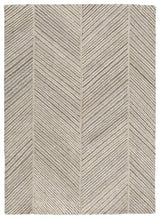 Ashley Taupe/Brown/Gray Leaford Large Rug - R405131 - Home Elegance USA - 1