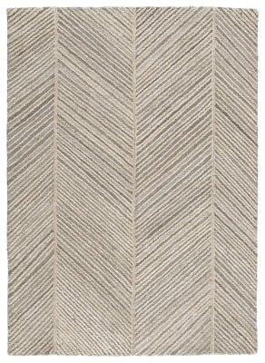 Ashley Taupe/Brown/Gray Leaford Large Rug