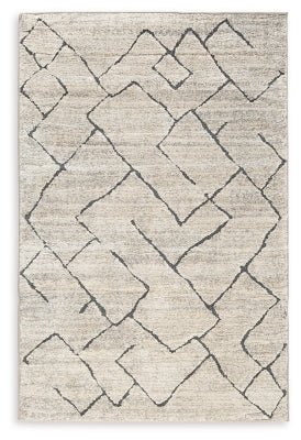 Ashley Gray/Cream Ashbertly Large Rug - R406001 - Home Elegance USA - 1