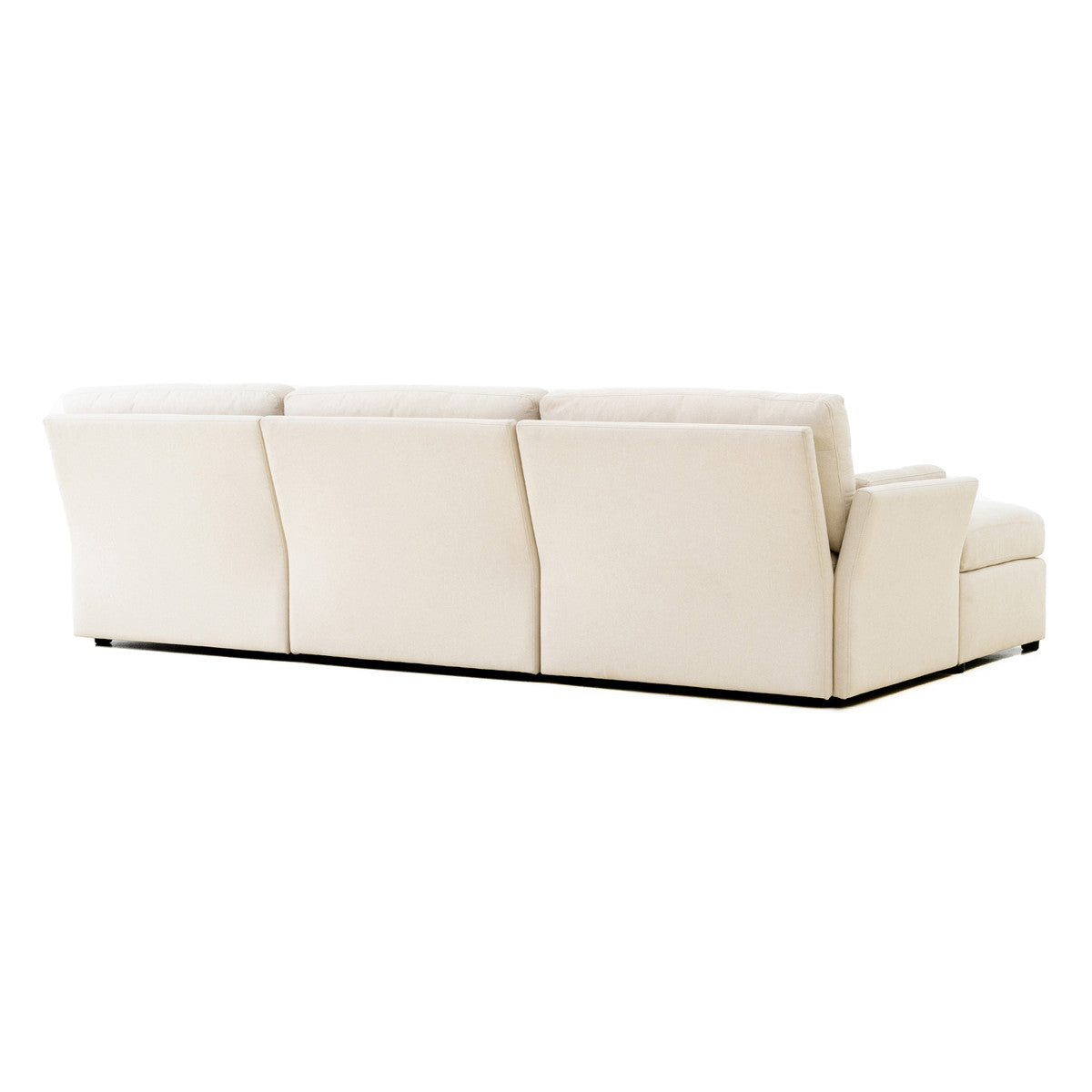 Catarina Cream Chaise Sectional - Home Elegance USA