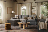 Catarina Gray Chaise Sectional - Home Elegance USA