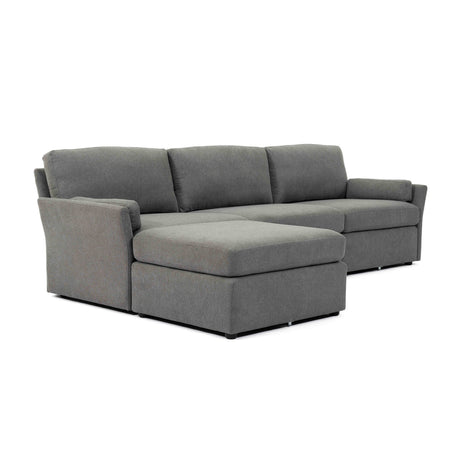 Catarina Gray Chaise Sectional - Home Elegance USA