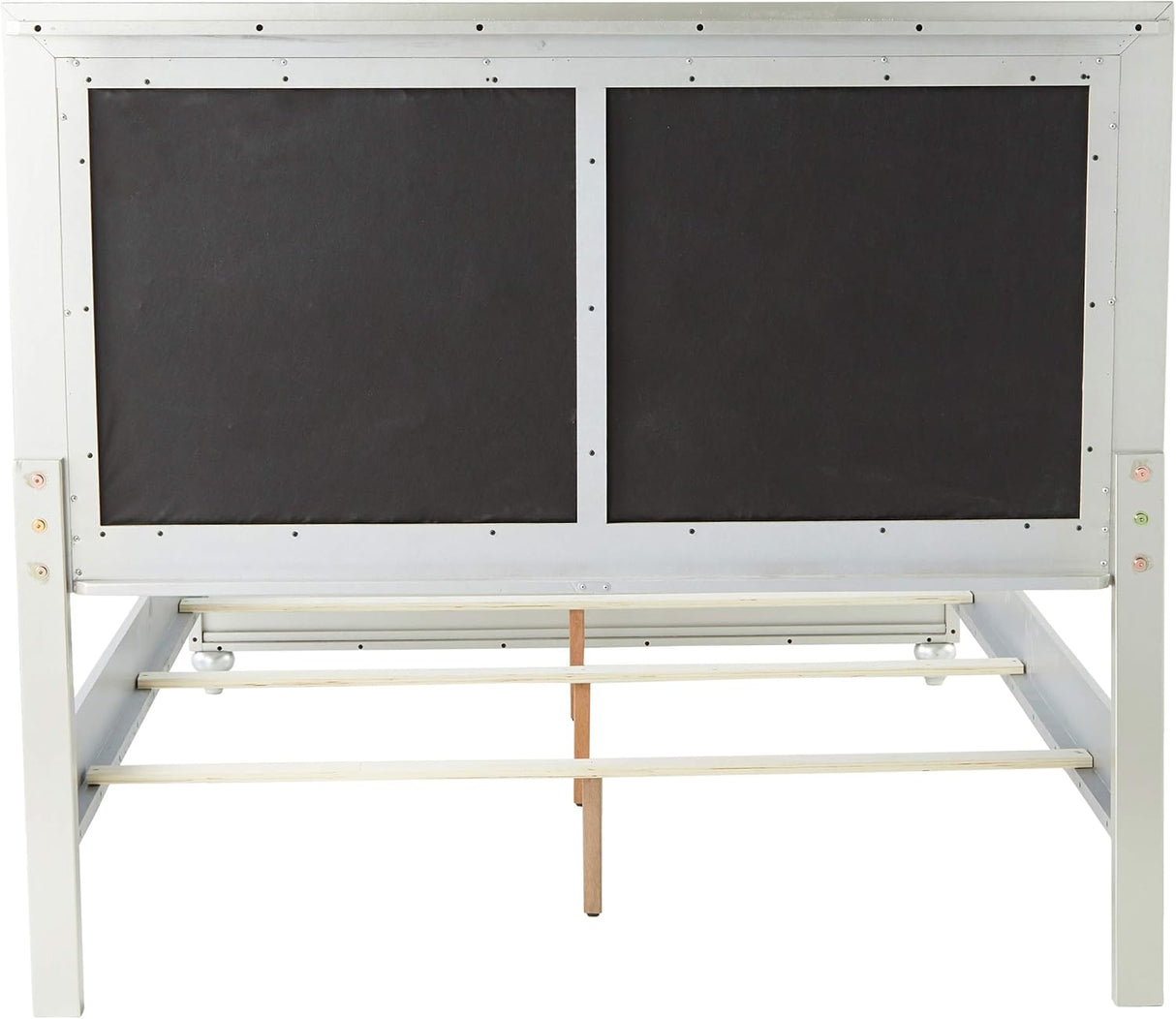 Riley Upholstered Silver Bed with Crystal Tufting – Global - Home Elegance USA