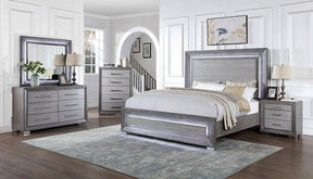 Raiden Bedroom Set in Gray by Furniture of America