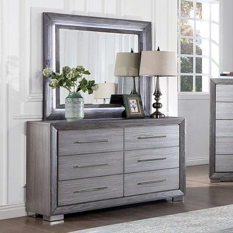 Raiden Bedroom Set in Gray by Furniture of America Furniture of America