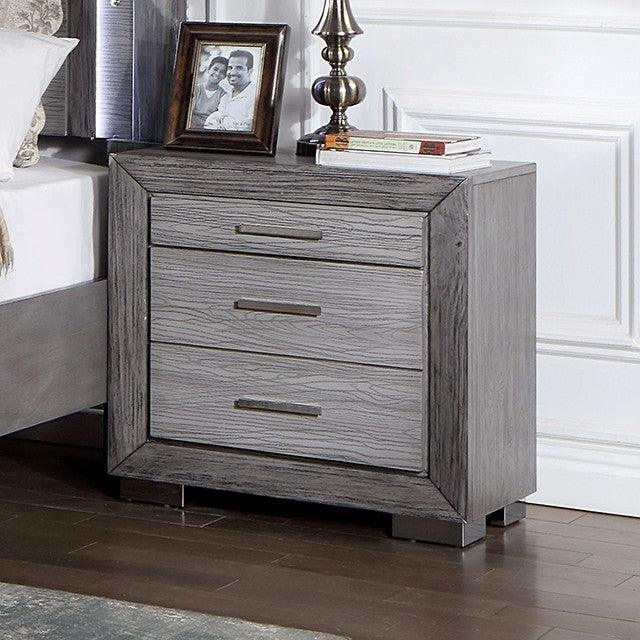 Raiden Bedroom Set in Gray by Furniture of America Furniture of America