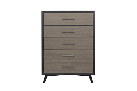 Raku Bedroom Set in Gray by Homelegance Furniture