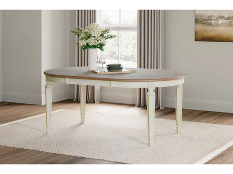 Oval Dining Table Antiqued Realyn - Ashley - Home Elegance USA