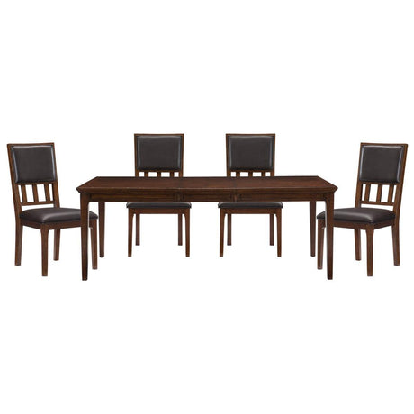 Rectangular Dining Set in Brown Cherry - Frazier Park by Homelegance Homelegance Furniture