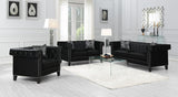 Reventlow Living Room Set in Black by Coaster Furniture Coaster Furniture