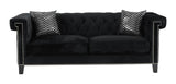 Reventlow Tufted Sofa Black by Coaster Furniture Coaster Furniture