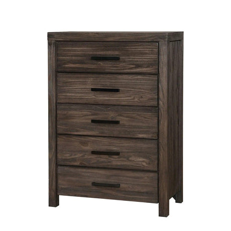 Rexburg Wire-Brushed Rustic Brown Chest