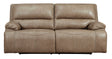 Ricmen Contemporary Dual Power Reclining Sofa in Putty by Ashley Furniture Ashley Furniture