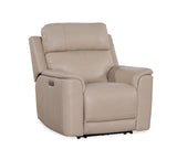 Beige recliner chair on a white background