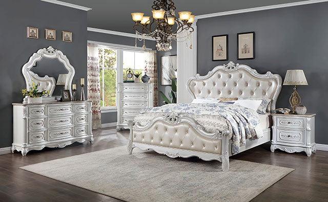 Rosalind Bedroom Set in White by Furniture of America Furniture of America