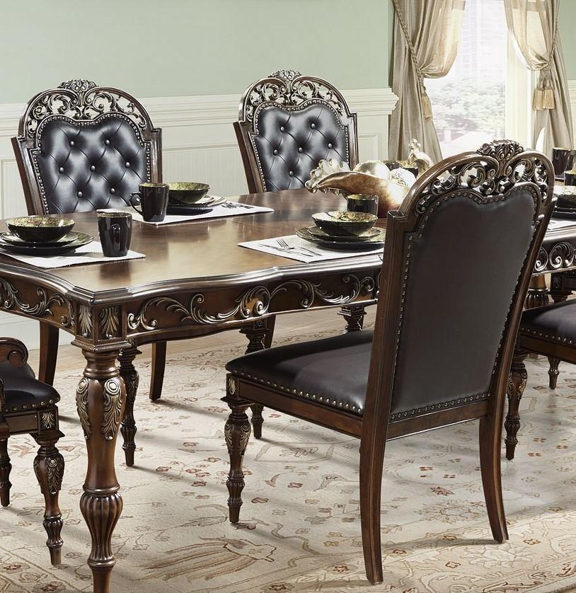 Rosanna Cherry Wood Finish Dining Room Set by Cosmos Furniture