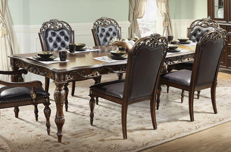 Rosanna Cherry Wood Finish Dining Room Set by Cosmos Furniture