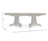 Rosette Dining Table 84-Inch | Jonathan Charles Fine Furniture