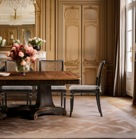 Rosette Dining Table 84-Inch | Jonathan Charles Fine Furniture