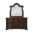 Royal Highlands Dresser & Mirror Set in Dark Cherry – Homelegance 1603-5 - sold by Home Elegance USA