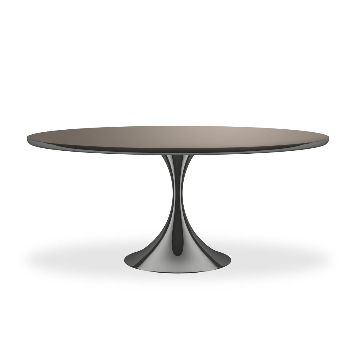 Semper Oval Dining Table | 72" & 96" | Deep Bronze | Caracole Classic Collection - sold by Home Elegance USA