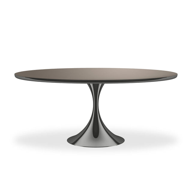 Semper Oval Dining Table | 72" & 96" | Deep Bronze | Caracole Classic Collection - sold by Home Elegance USA
