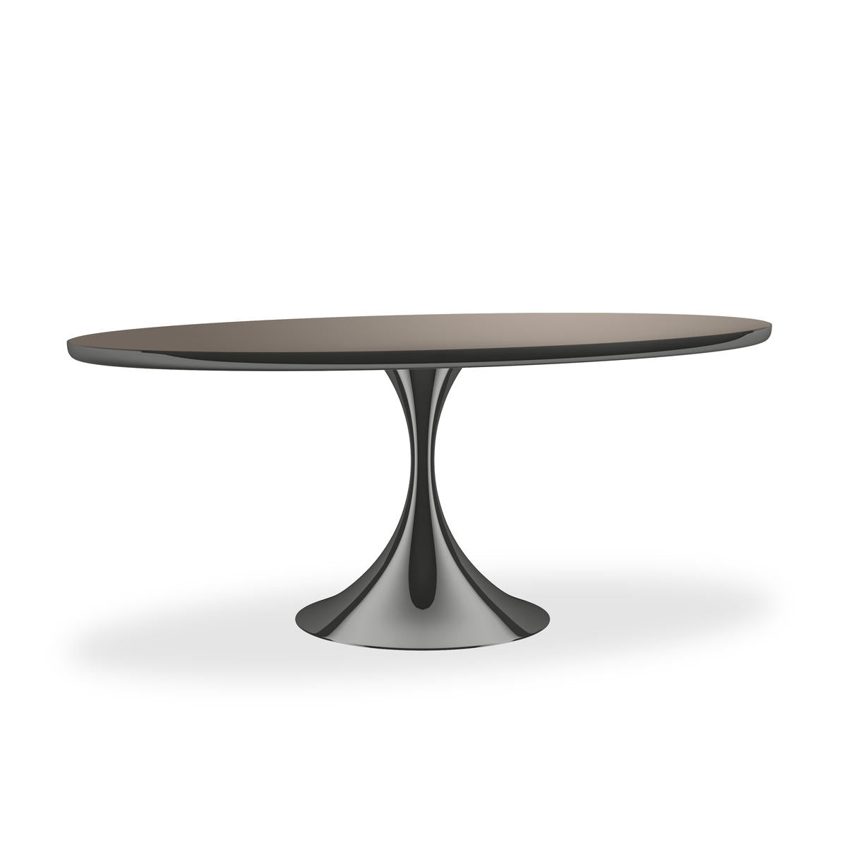 Semper Oval Dining Table | 72" & 96" | Deep Bronze | Caracole Classic Collection - sold by Home Elegance USA